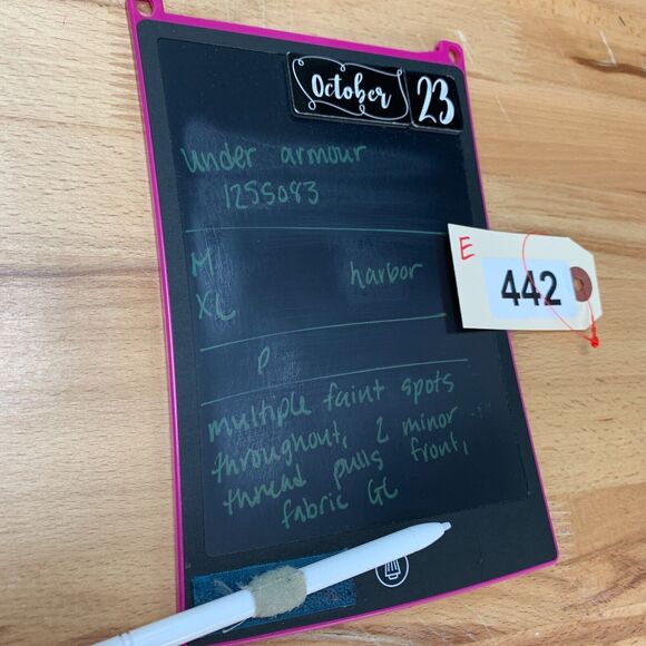 Under Armour Fishing Polo Shirt Mens XL Extra Large Blue HeatGear Sweat Wick - Picture 12 of 13